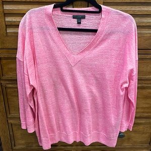 J. Crew 3/4 sleeve V-neck sweater